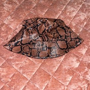 Snakeskin Bucket Hat